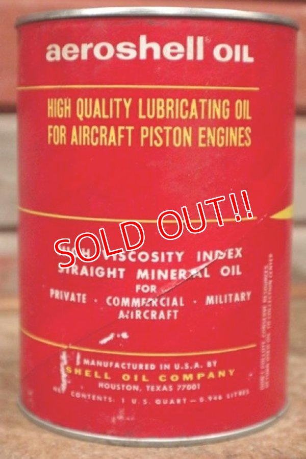 画像2: dp-210201-07 SHELL / aeroshell One U.S. Quart Can