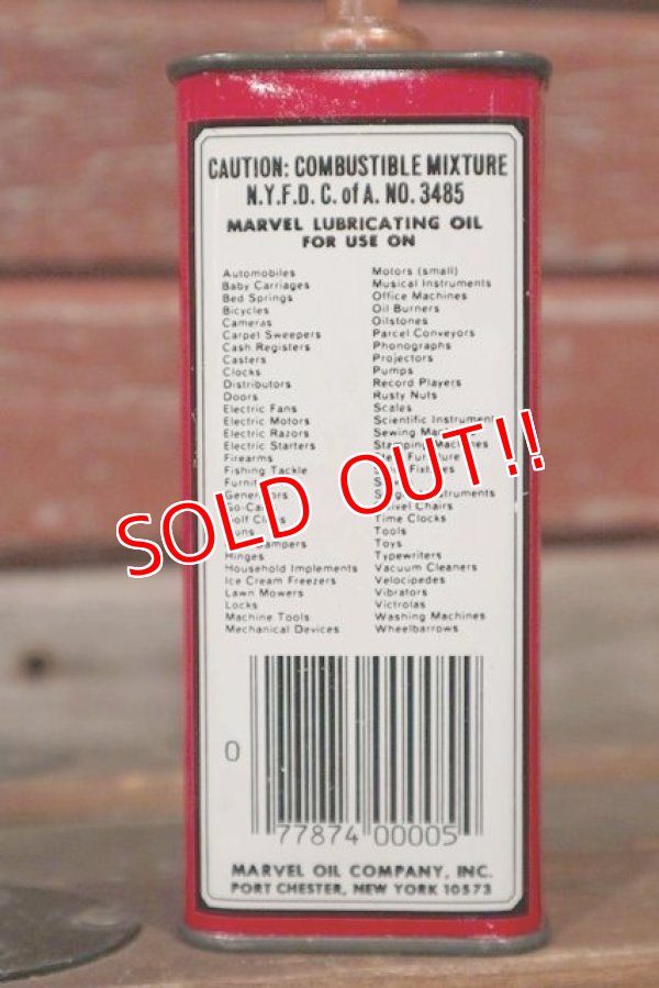 画像5: dp-210101-47 MARVEL LUBRICATING / Vintage Handy Oil Can