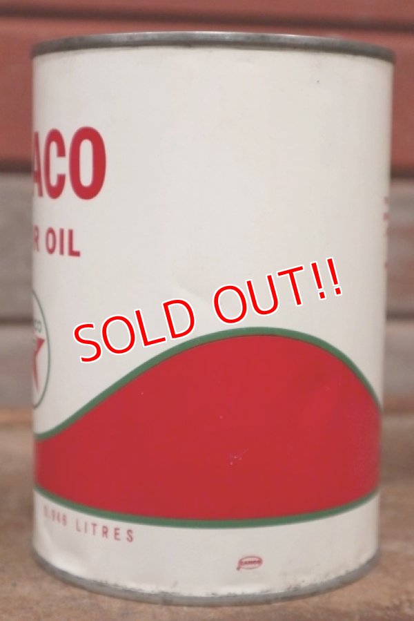 画像3: dp-210201-07 TEXACO / Motor Oil One U.S. Quart Can