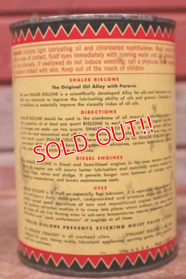 画像2: dp-210201-07 SHALER RISLONE / One U.S. Quart Can