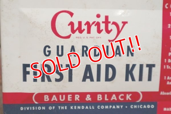 画像2: dp-210201-59 Curity / Vintage First Aid Kit Box