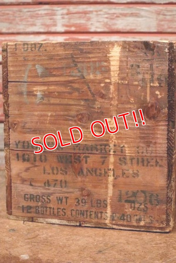 画像6: dp-210201-35 JOHNNIE WALKER / Vintage Wood Box