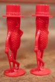 画像3: ct-210201-57 PLANTERS / MR.PEANUT 1950's Salt & Pepper Shaker (Red)