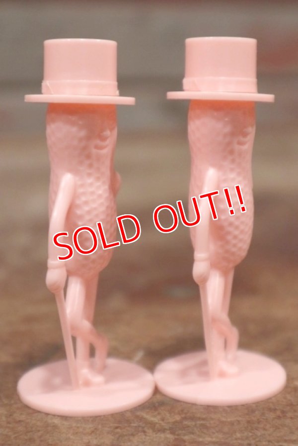 画像3: ct-210201-56 PLANTERS / MR.PEANUT 1950's Salt & Pepper Shaker (Pink)