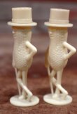 画像4: ct-210201-54 PLANTERS / MR.PEANUT 1950's Salt & Pepper Shaker (Light Brown)