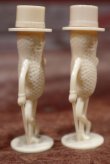 画像3: ct-210201-54 PLANTERS / MR.PEANUT 1950's Salt & Pepper Shaker (Light Brown)