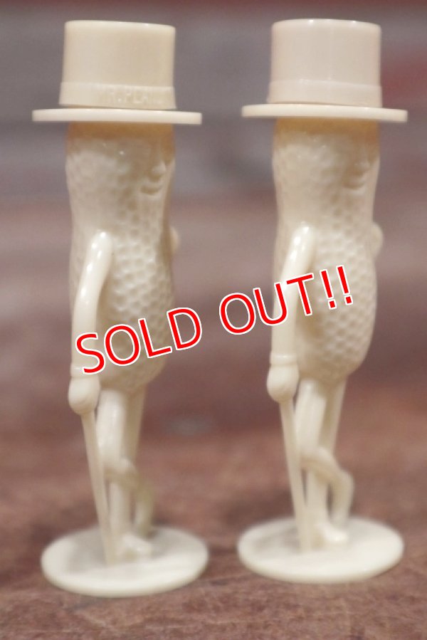 画像3: ct-210201-54 PLANTERS / MR.PEANUT 1950's Salt & Pepper Shaker (Light Brown)