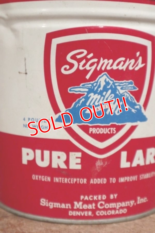 画像2: dp-210201-68 Sigman's / Vintage Lard Can