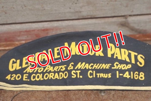 画像3: dp-201114-36 GLENDALE MOTOR PARTS / Vintage Serviceman Hat