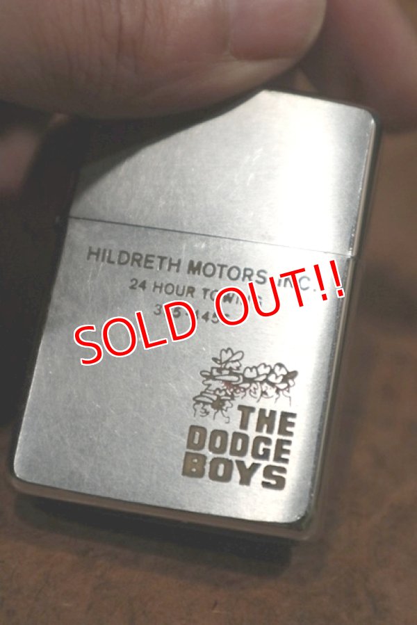 画像2: dp-201201-58 HILDRETH MOTORS INC. THE DODGE BOYS / Zippo 1973 Lighter