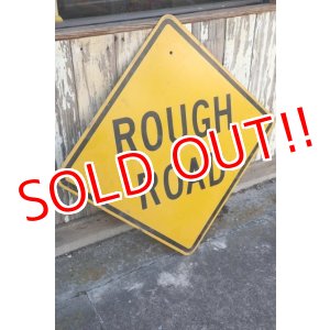 画像: dp-210201-19 Road Sign "ROUGH ROAD"