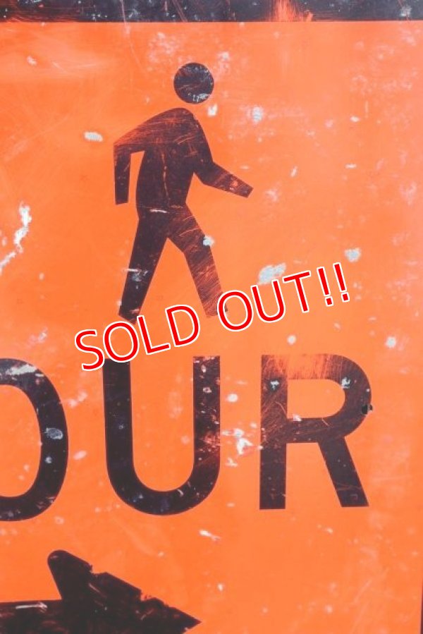 画像2: dp-210201-32 Road Sign "DETOUR"