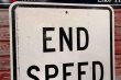 画像2: dp-210201-18 Road Sign "END SPEED ZONE"