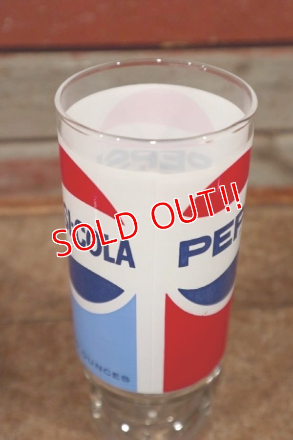 画像4: gs-210201-14 PEPSI COLA / 1980's〜 Glass Tumbler