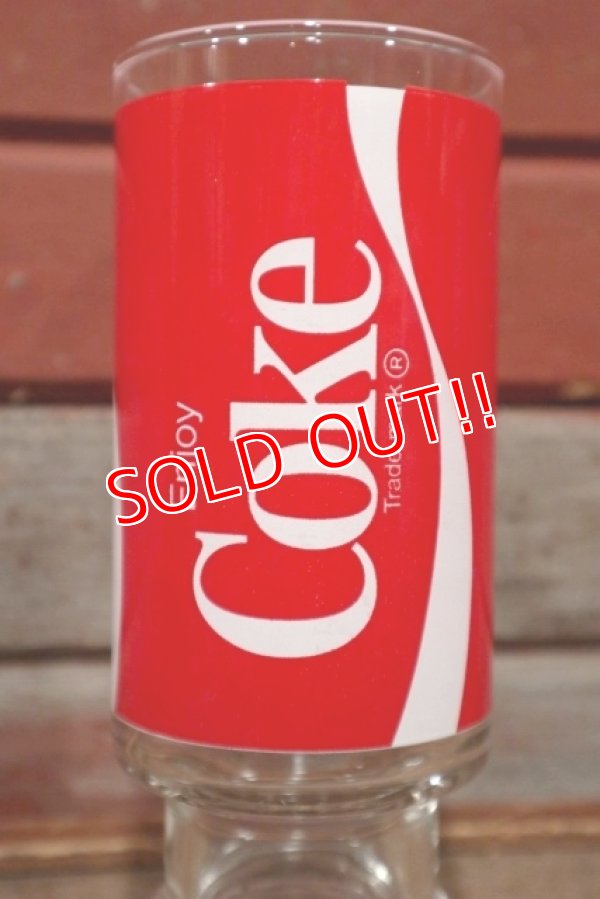 画像2: gs-210201-13 Coca Cola / 1980's〜 Glass Tumbler