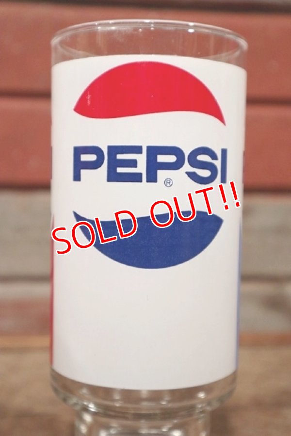 画像3: gs-210201-14 PEPSI COLA / 1980's〜 Glass Tumbler