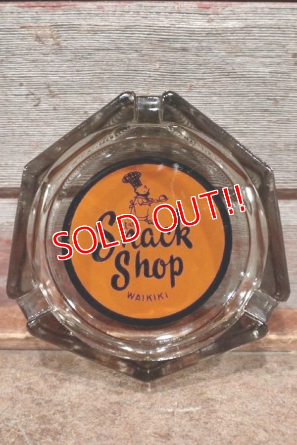 画像1: dp-210201-32 Snack Shop WAIKIKI / Vintage Ashtray