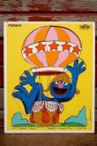 画像1: ct-210201-35 Grover / Playskool 1970's Wood Frame Tray Puzzle