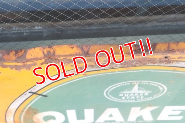 画像9: dp-201201-37 QUAKER STATE / Buy Quality 1960's Huge Sign