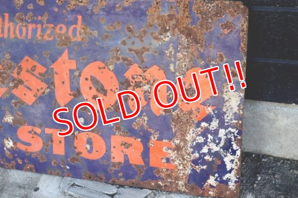 画像4: dp-210201-09 Firestone / 1940's Metal Sign