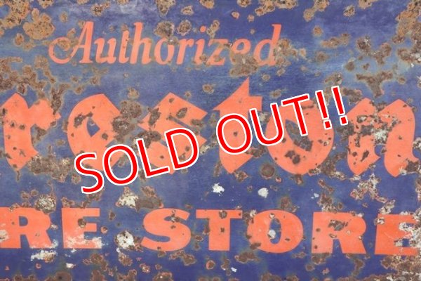 画像3: dp-210201-09 Firestone / 1940's Metal Sign