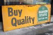 画像1: dp-201201-37 QUAKER STATE / Buy Quality 1960's Huge Sign