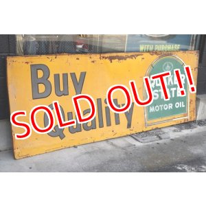 画像: dp-201201-37 QUAKER STATE / Buy Quality 1960's Huge Sign