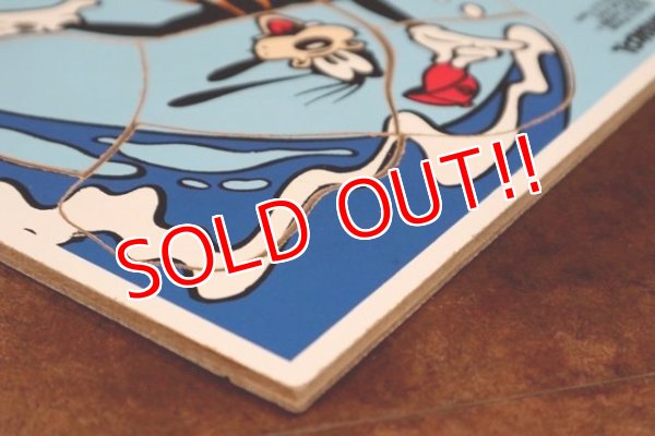 画像7: ct-210101-11 Goofy / Playskool 1980's Wood Frame Tray Puzzle