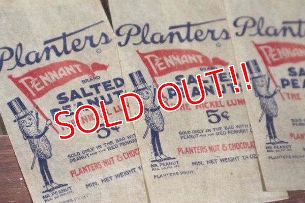 画像7: ct-210301-01 PLANTERS / MR.PEANUT 1950's〜Paper Bags