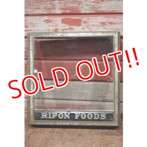 画像: dp-210301-08 RIPON FOODS / 1930's-1940's Biscuits Can Metal Lid