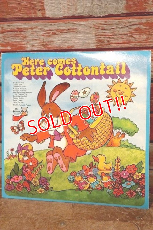 画像1: ct-201201-39 Here comes Peter Cottontail / 1975 Record