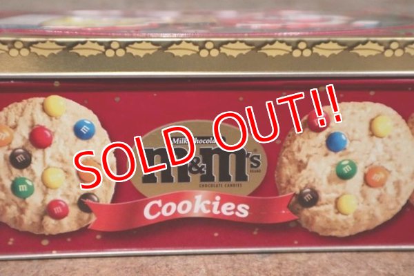画像5: ct-210301-09 Mars / m&m's Cookies 2000's "Happy Holidays" Tin Can