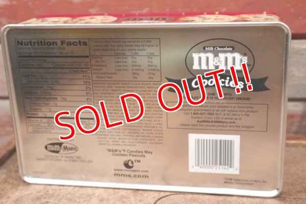 画像8: ct-210301-09 Mars / m&m's Cookies 2000's "Happy Holidays" Tin Can