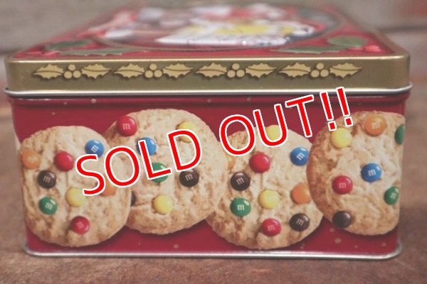 画像4: ct-210301-09 Mars / m&m's Cookies 2000's "Happy Holidays" Tin Can