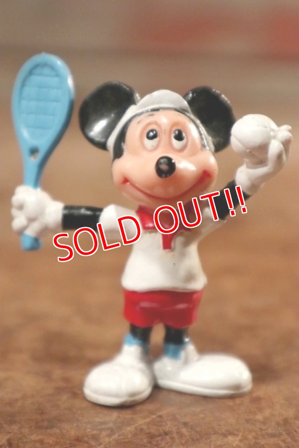 画像1: ct-141209-77 Mickey Mouse / PVC Figure "Tennis"