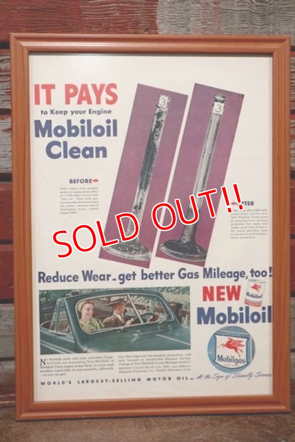 画像1: dp-210301-07 Mobil / The Saturday Evening Post Vintage Advertisement (41)