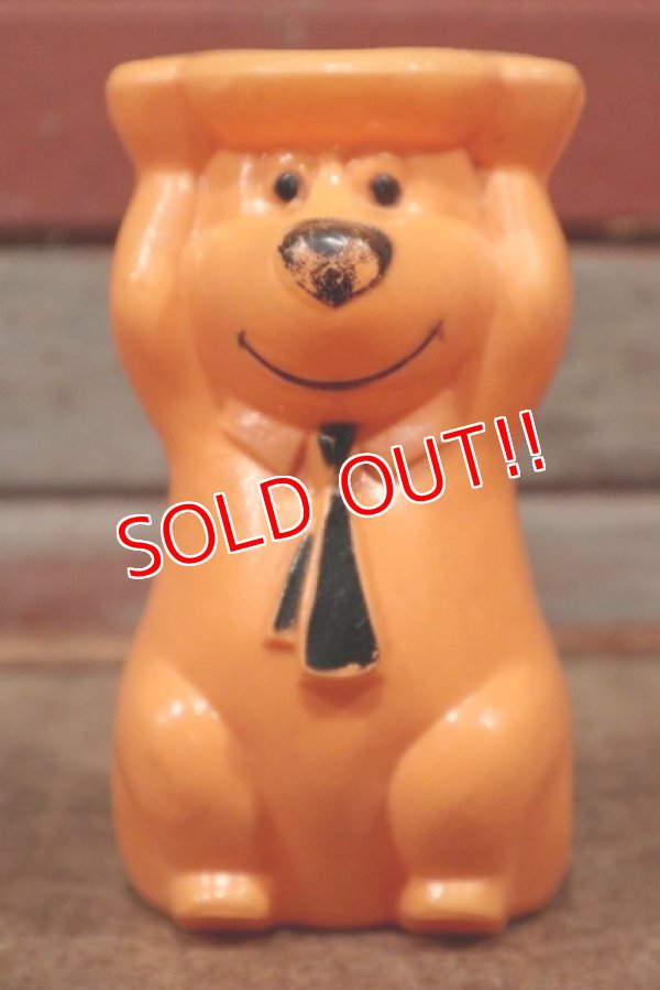 画像1: ct-210301-18 Yogi Bear / 1960's Stackable Toy (Orange)