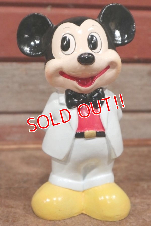 画像1: ct-210301-47 Mickey Mouse / 1970's Paper Mache Coin Bank