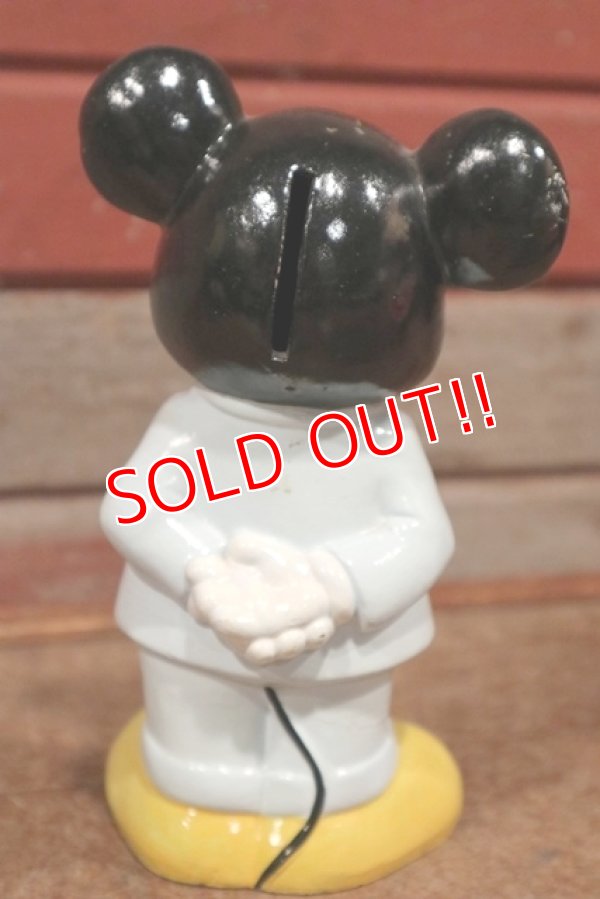 画像6: ct-210301-47 Mickey Mouse / 1970's Paper Mache Coin Bank