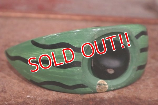 画像6: ct-210301-26 Snoopy / Determined 1970's Coin Bank "Watermelon"