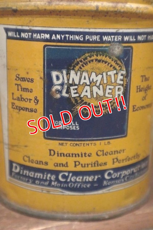 画像2: dp-210301-46 DINAMITE CLEANER / Vintage Tin Can