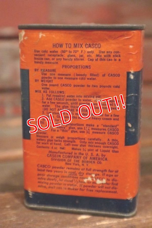 画像4: dp-210301-47 CASCO GLUE / Vintage Tin Can