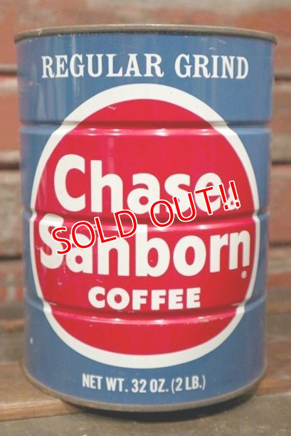 画像1: dp-210301-67 Chase & Sanborn COFFEE / Vintage Tin Can