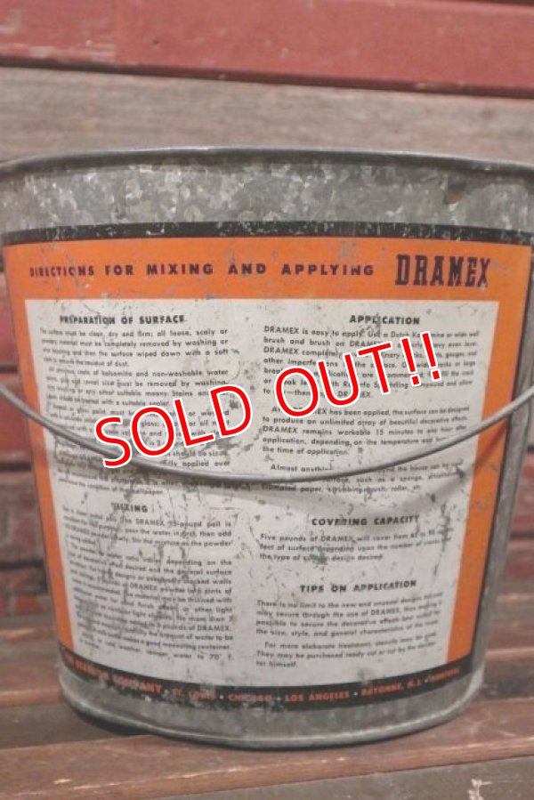 画像3: dp-210401-20 DRAMEX / Vintage Paint Bucket