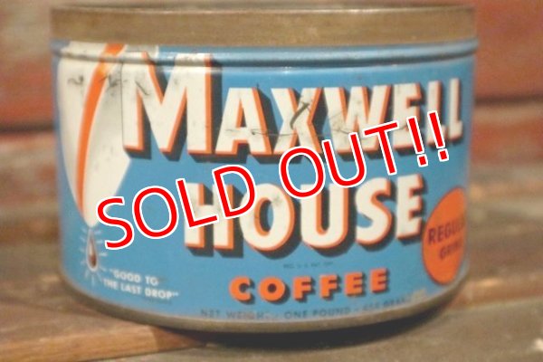 画像2: dp-210301-62 MAXWELL HOUSE COFFEE / Vintage Tin Can