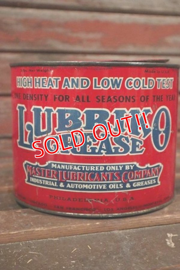 画像1: dp-210401-32 LUBRIKO GREASE / Vintage Tin Can