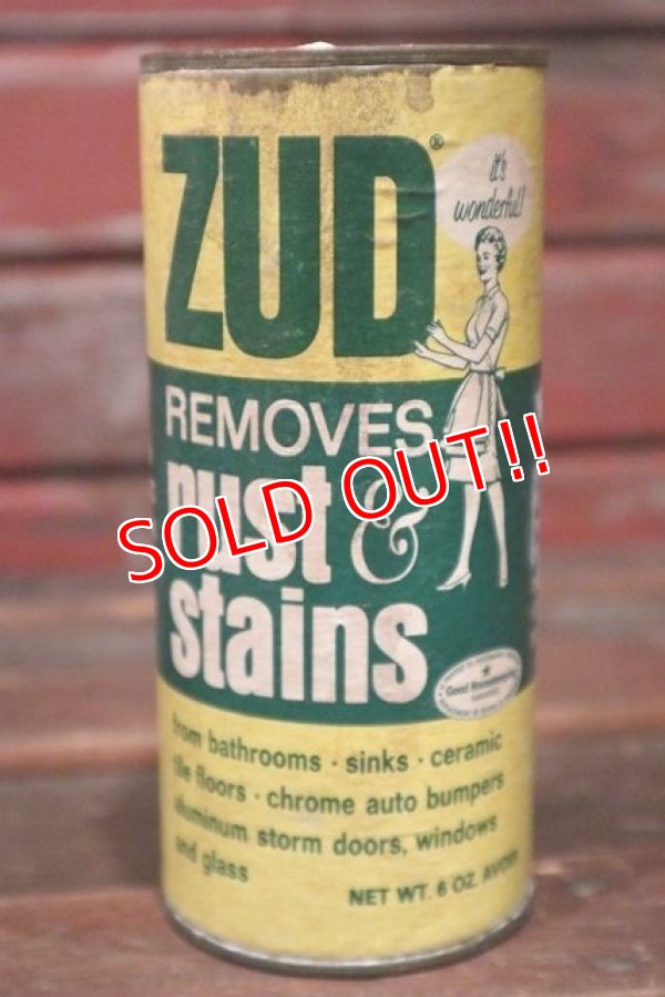 画像1: dp-210301-57 ZUD REMOVES rust stains / Vintage Tin Can