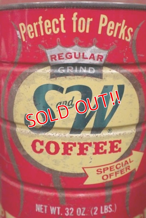 画像2: dp-210301-65 S and W COFFEE / Vintage Tin Can