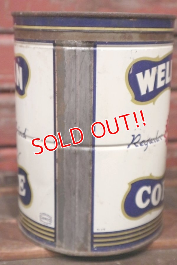 画像4: dp-210301-64 WELLMAN COFFEE / Vintage Tin Can