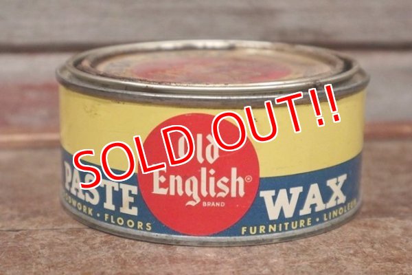 画像1: dp-210301-12 Old English / PASTE WAX Vintage Can